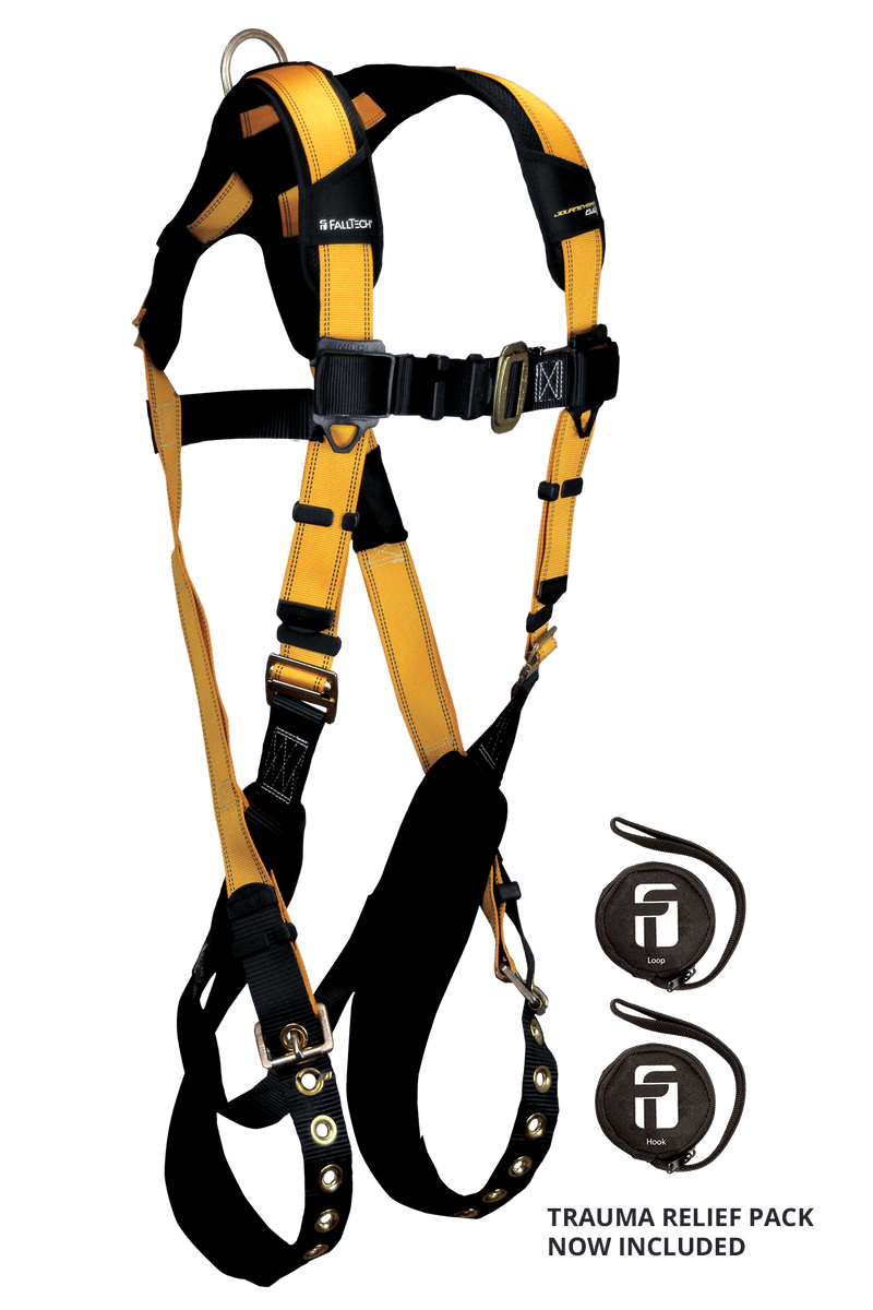 Journeyman Flex Steel, 1D Non-Belted Full Body Harness, Tongue Buckle Legs