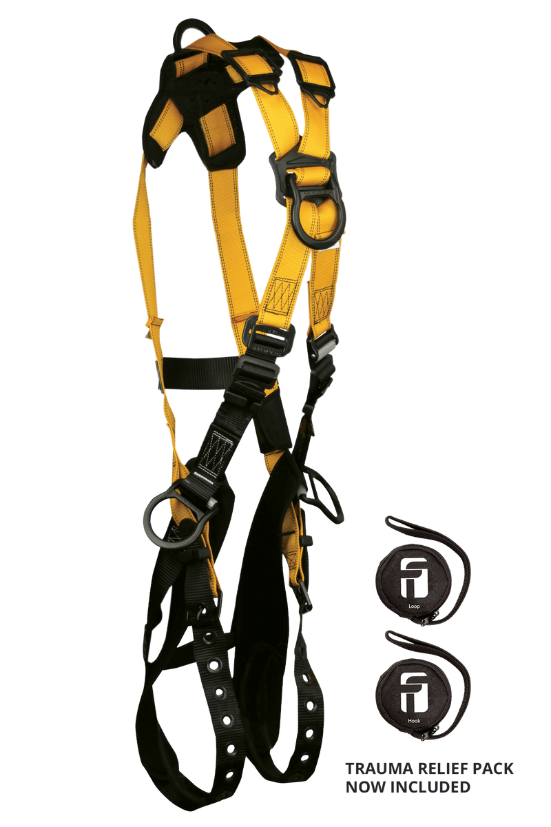 Journeyman Flex Aluminum, 4D Cross-over Climbing Full Body Harness