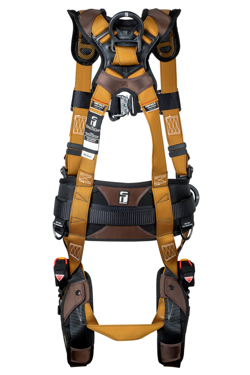 Advanced Comfortech Gel, 4D Construction Climbing Full Body Harness, Tongue Buckle Leg Adjustment