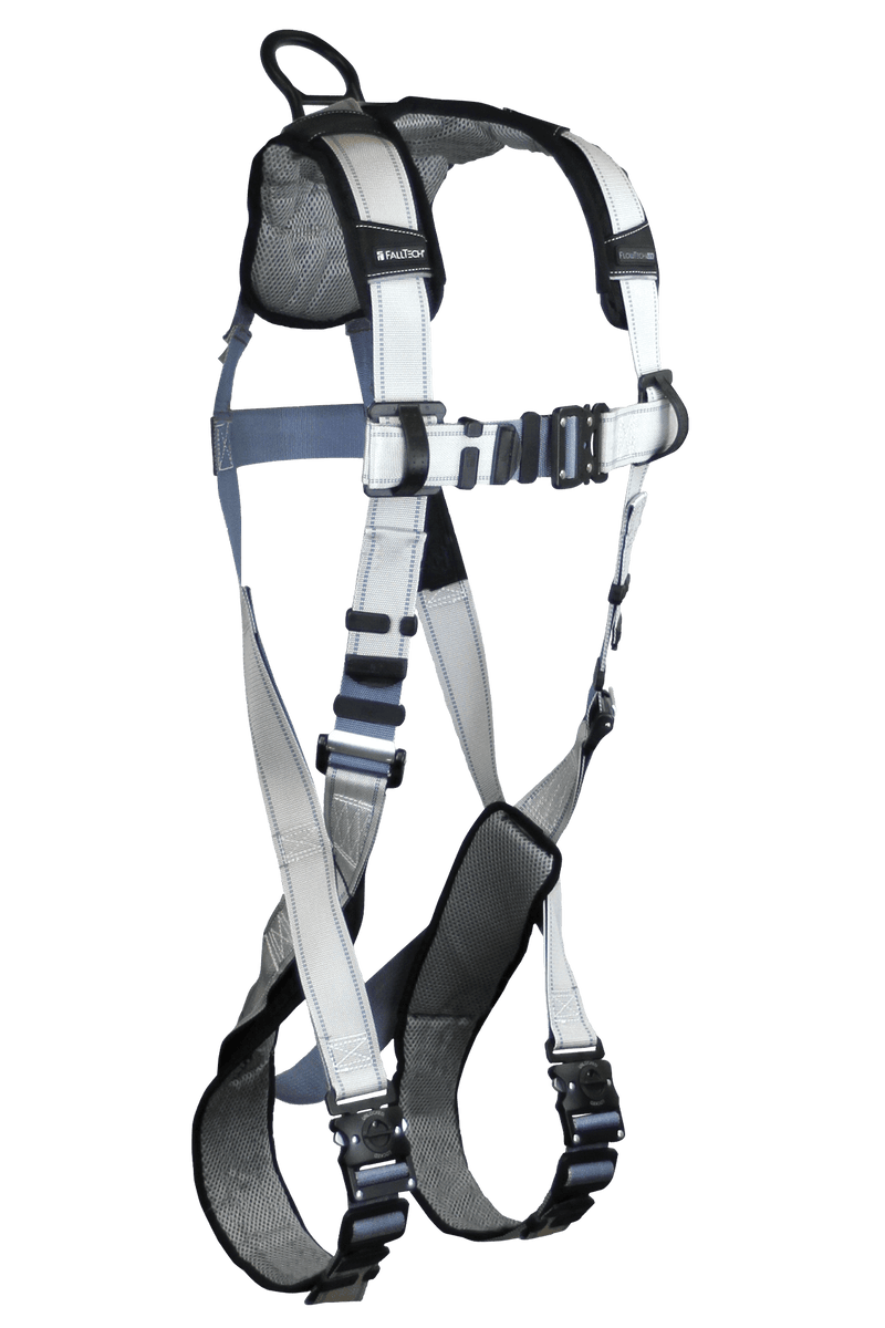Flowtech LTE, 1D Standard Non-belted Full Body Harness, Triple-Lock Quick Connect Leg Buckles
