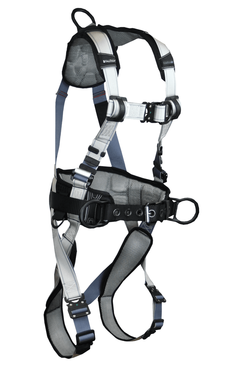 Flowtech LTE, 3D Construction Belted Full Body Harness, Locking Quick Connect Adjustment