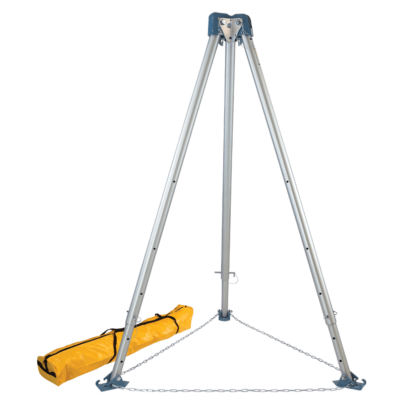 6'-11' Confined Space Tripod with Adjustable Storage Bag
