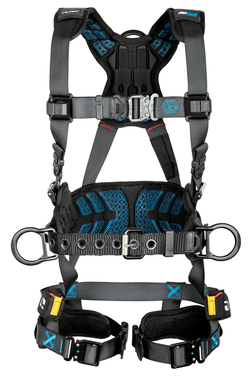 FT-ONE Belted Full Body Harness, Quick Connect Adjustments