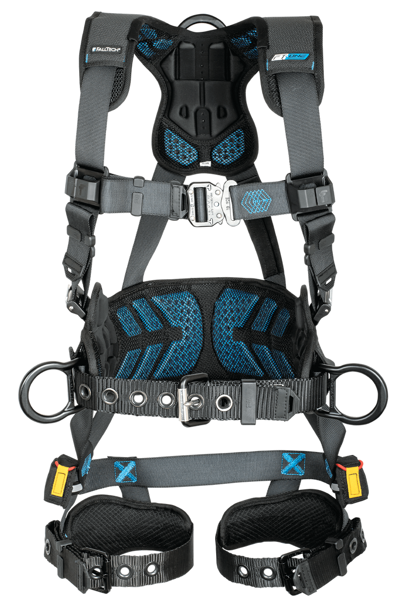 FT-ONE Belted Full Body Harness, Tongue Buckle Leg Adjustments