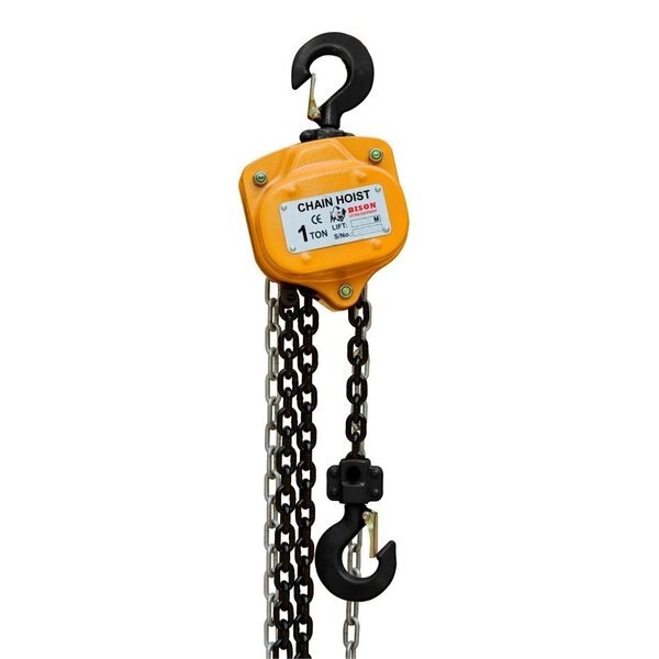 1 ton Capacity - Manual Chain Hoist - Bison Lifting