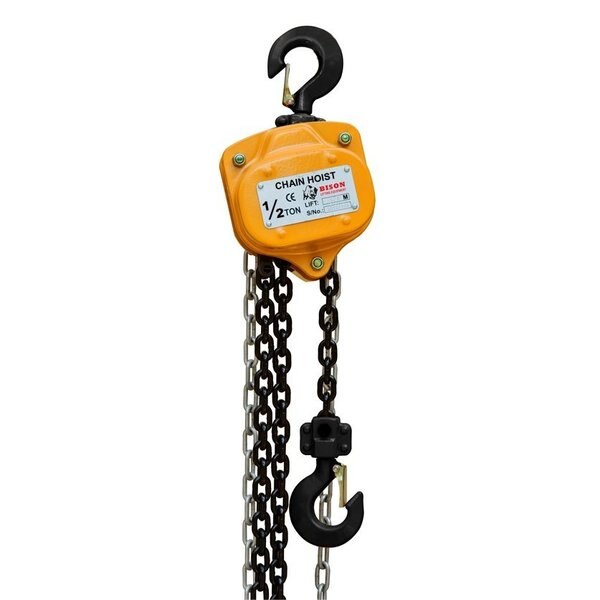 1/2 ton Capacity - Manual Chain Hoist - Bison Lifting