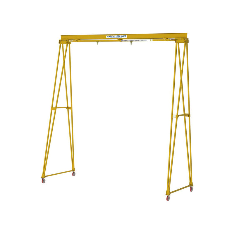 Rolling A-Frame Fall Protection, 2-Person, 20' Wide, 20' Height