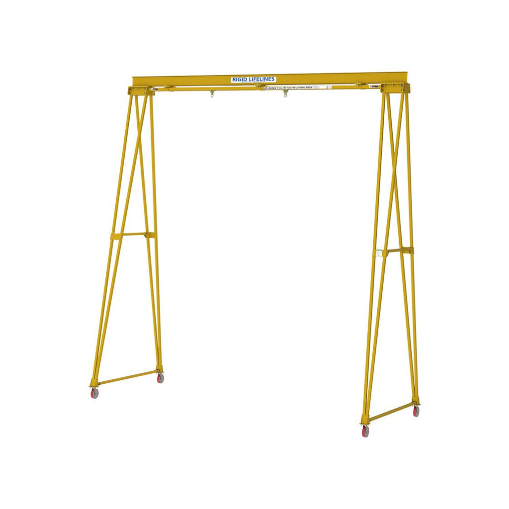 Rolling A-Frame Fall Protection, 2-Person, 30' Wide, 25' Height