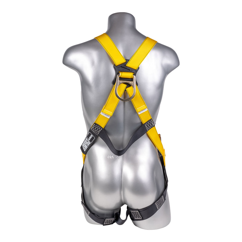 Safety Harness, 5pt., Pass Through Legs, Back D-Ring