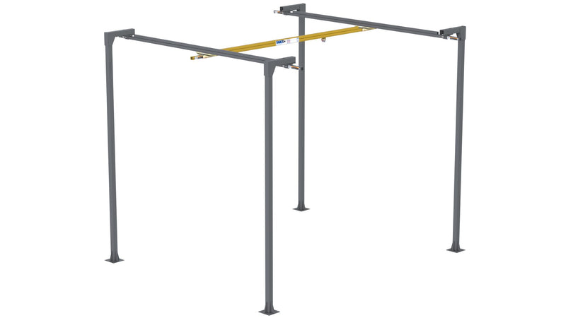 Ergonomic Light Duty Workstation Crane - 100 lbs. Capacity - Freestanding