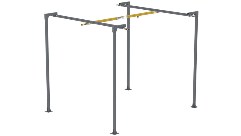 Ergonomic Light Duty Workstation Crane - 500 lbs. Capacity - Freestanding