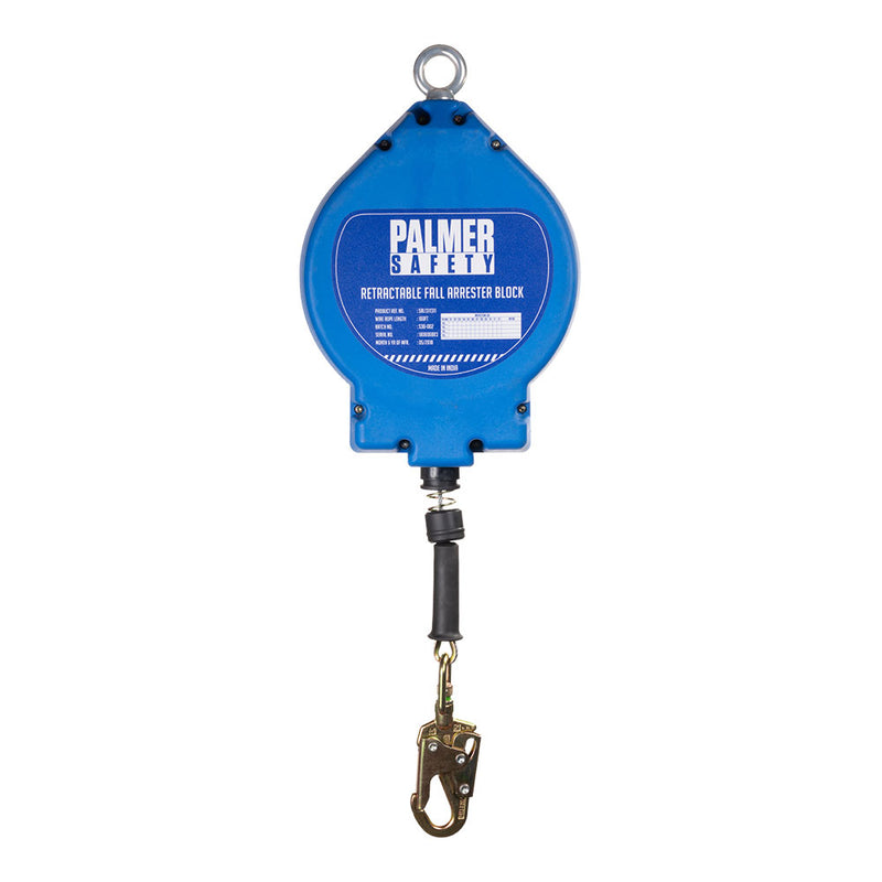 100 ft Self-Retracting Lifeline, Galvanized Cable - Palmer Safety