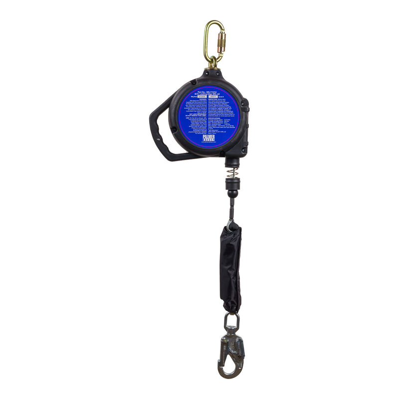 30 ft LE Self-Retracting Lifeline, Galvanized Cable w/ Snaphook - Palmer Safety