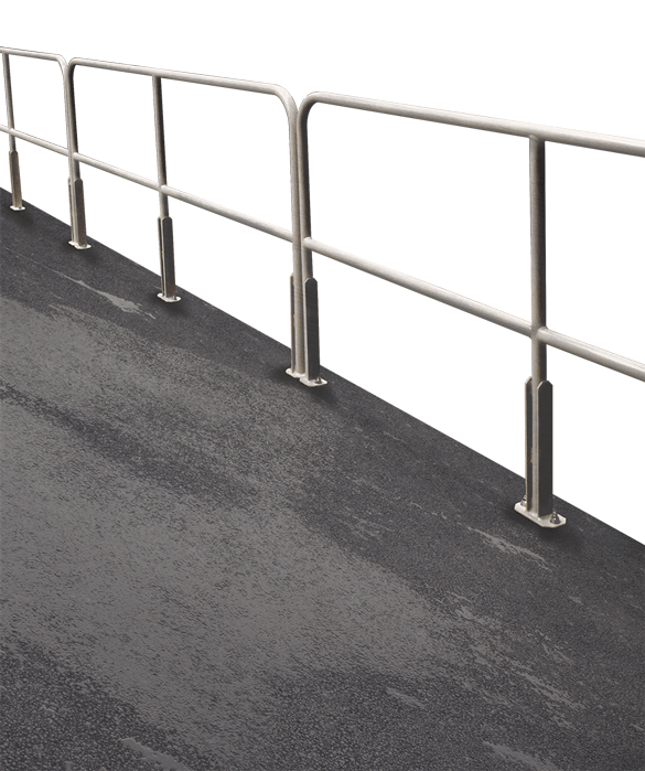 Bolt-on Aluminum Railing - 7'-0