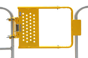 Adjustable Self-Closing Safety Gate - 24" to 40" - Safety Yellow - Cotterman